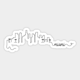 Miami City Signature Sticker